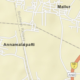 Mallur Street Map