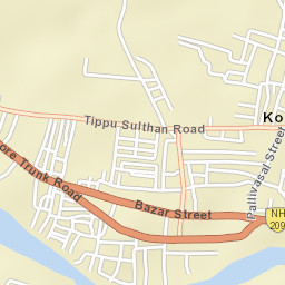 Sathyamangalam Street Map