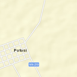 Potosí Street Map