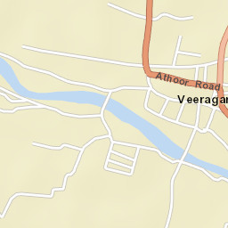 Viraganur Street Map