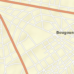Bougouni Street Map