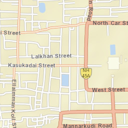 Chidambaram Street Map