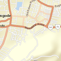 Tiruchengode Street Map
