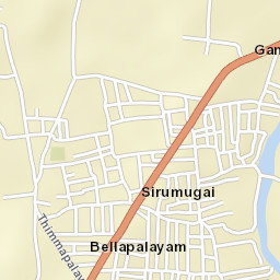 Sirumugai Street Map