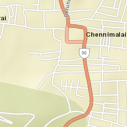 Chennimalai Street Map