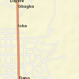 Dano Street Map
