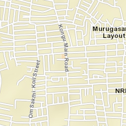Tiruppur Street Map