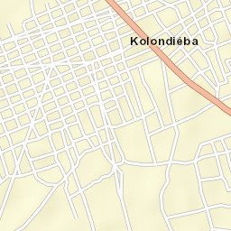 Kolondiéba Street Map
