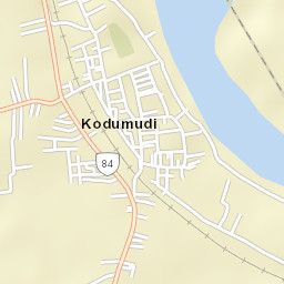Kodumudi Street Map