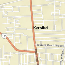 Karaikal Street Map