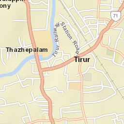 Tirur Street Map