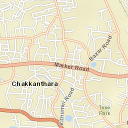 Palakkad district Street Map
