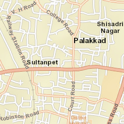 Palghat Street Map