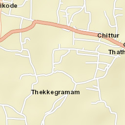 Chittur Street Map