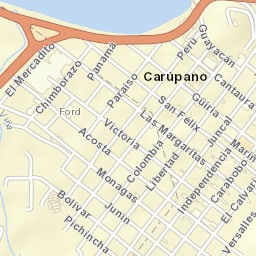 Carúpano Street Map