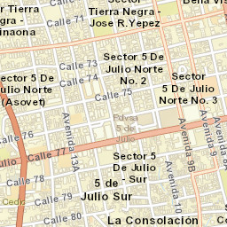 Maracaibo Street Map