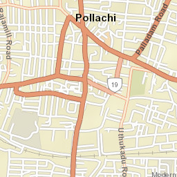 Pollachi Street Map