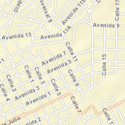 Liberia Street Map