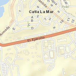 Catia La Mar Street Map