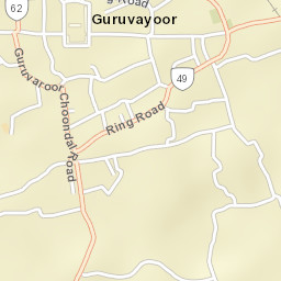 Guruvayur Street Map