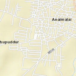 Anamalais Street Map