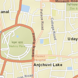 Thrissur District Street Map