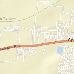 Ayakudi Street Map