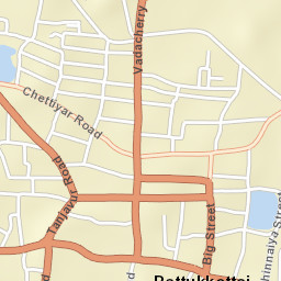 Pattukkottai Street Map