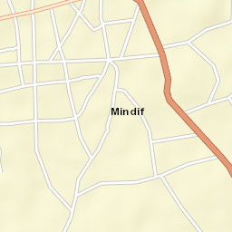 Mindif Street Map