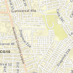 Cartagena de Indias Street Map