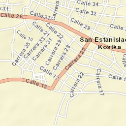 San Estanislao Street Map