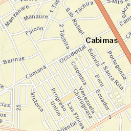 Cabimas Street Map