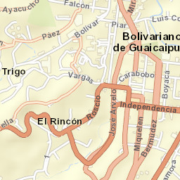 Los Teques Street Map