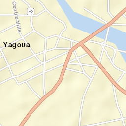 Yagoua Street Map