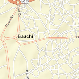 Bauchi Street Map