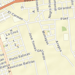 San Joaquín Street Map