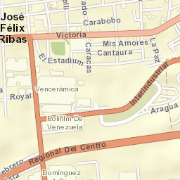 La Victoria Street Map