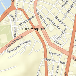 Puerto La Cruz Street Map