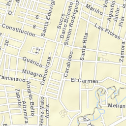 Santa Rita Street Map