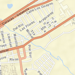 Los Guayos Street Map