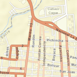 Cagua Street Map