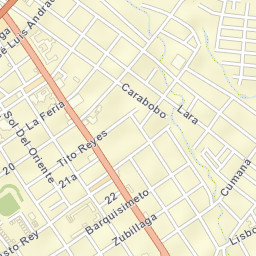 Carora Street Map
