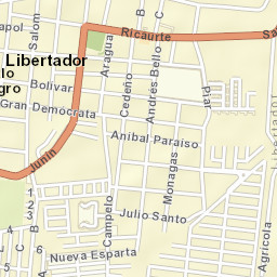 Palo Negro Street Map