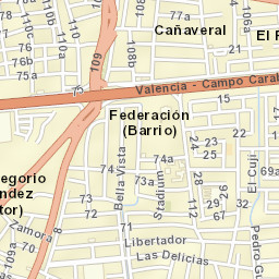Valencia Street Map