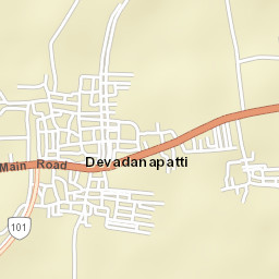 Devadanappatti Street Map