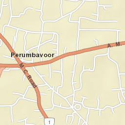 Perumpavur Street Map