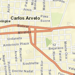 Güigüe Street Map