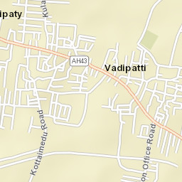 Vadippatti Street Map