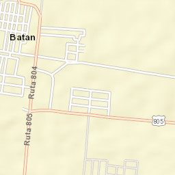 Batán Street Map