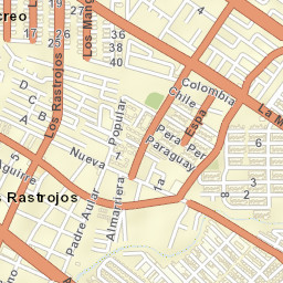 Los Rastrojos Street Map